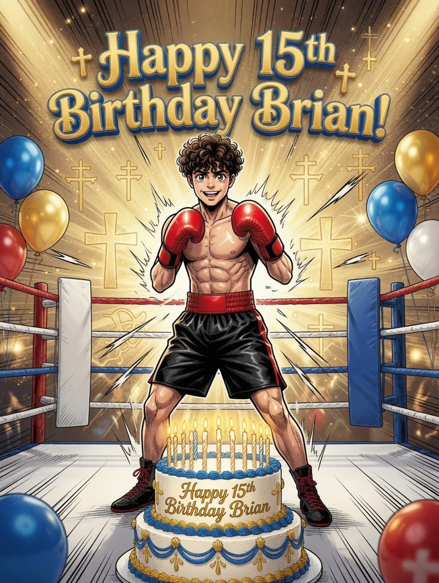Kingdom Portrait Designs example: Birthday Posters