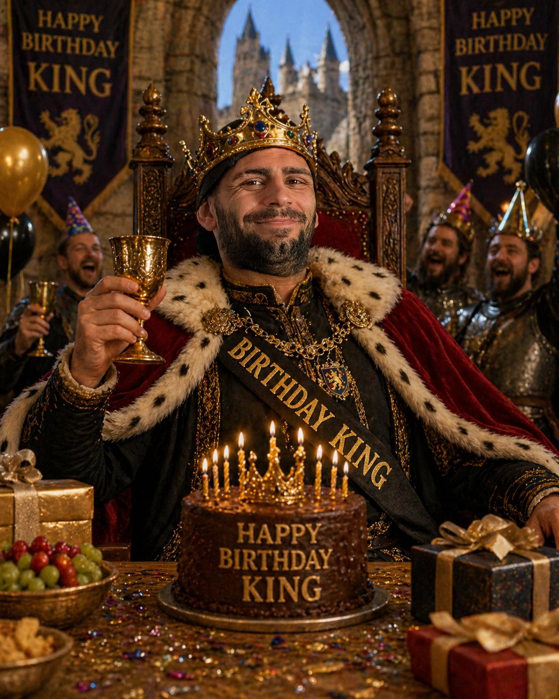 Kingdom Portrait Designs example: Birthday King