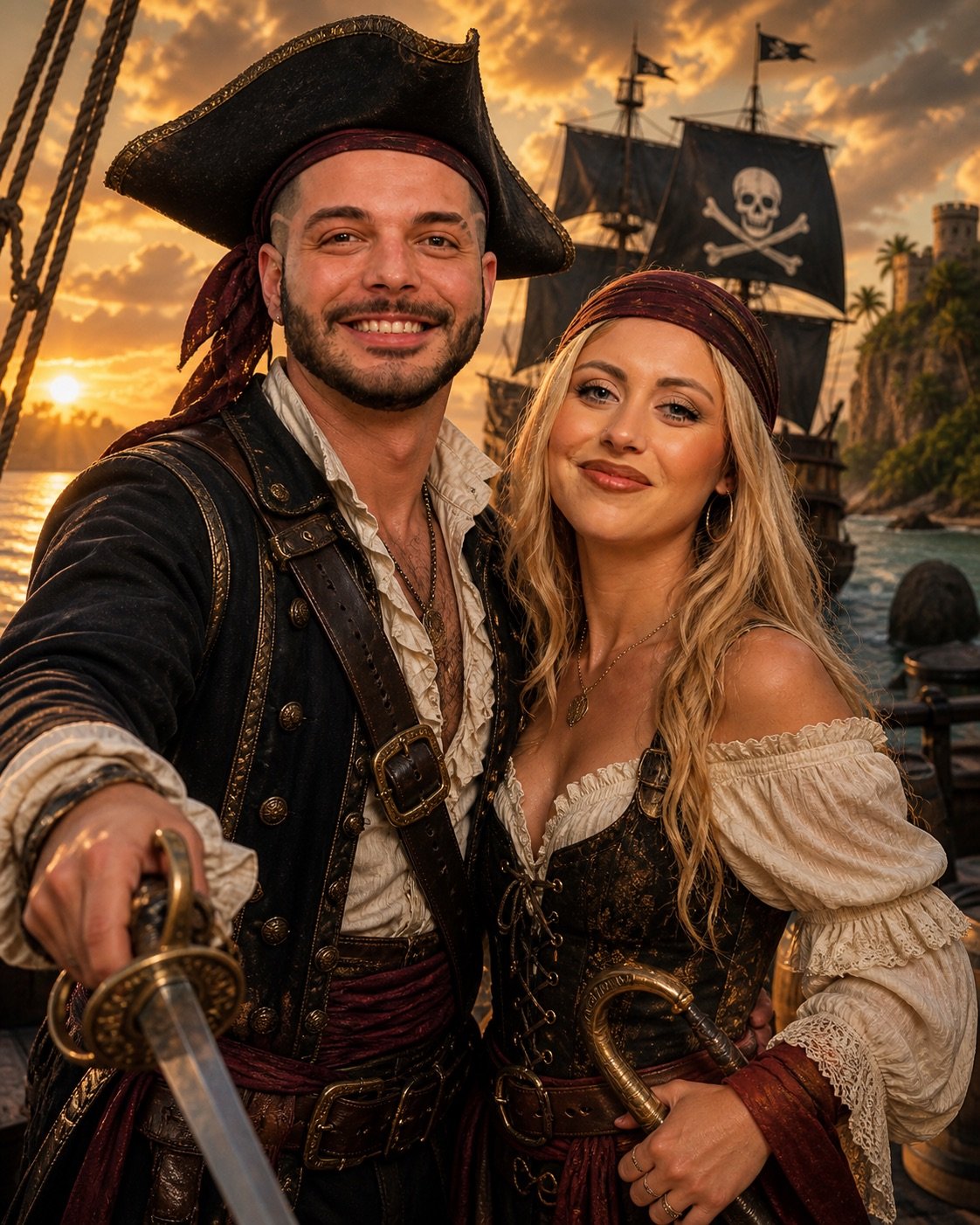 Kingdom Portrait Designs example: Pirate Portraits